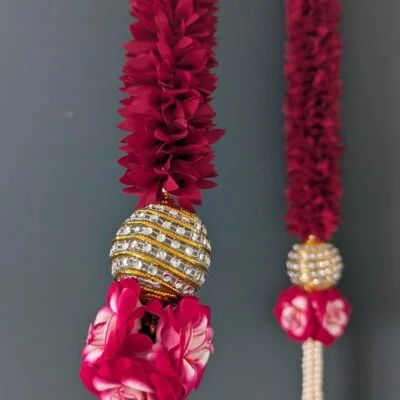 Artificial Flower hanging /Indian Flower Decor / Garland set / Indian Decor / Flower Hanging Decor / Garland set/ Navaratri Decor/Dasara