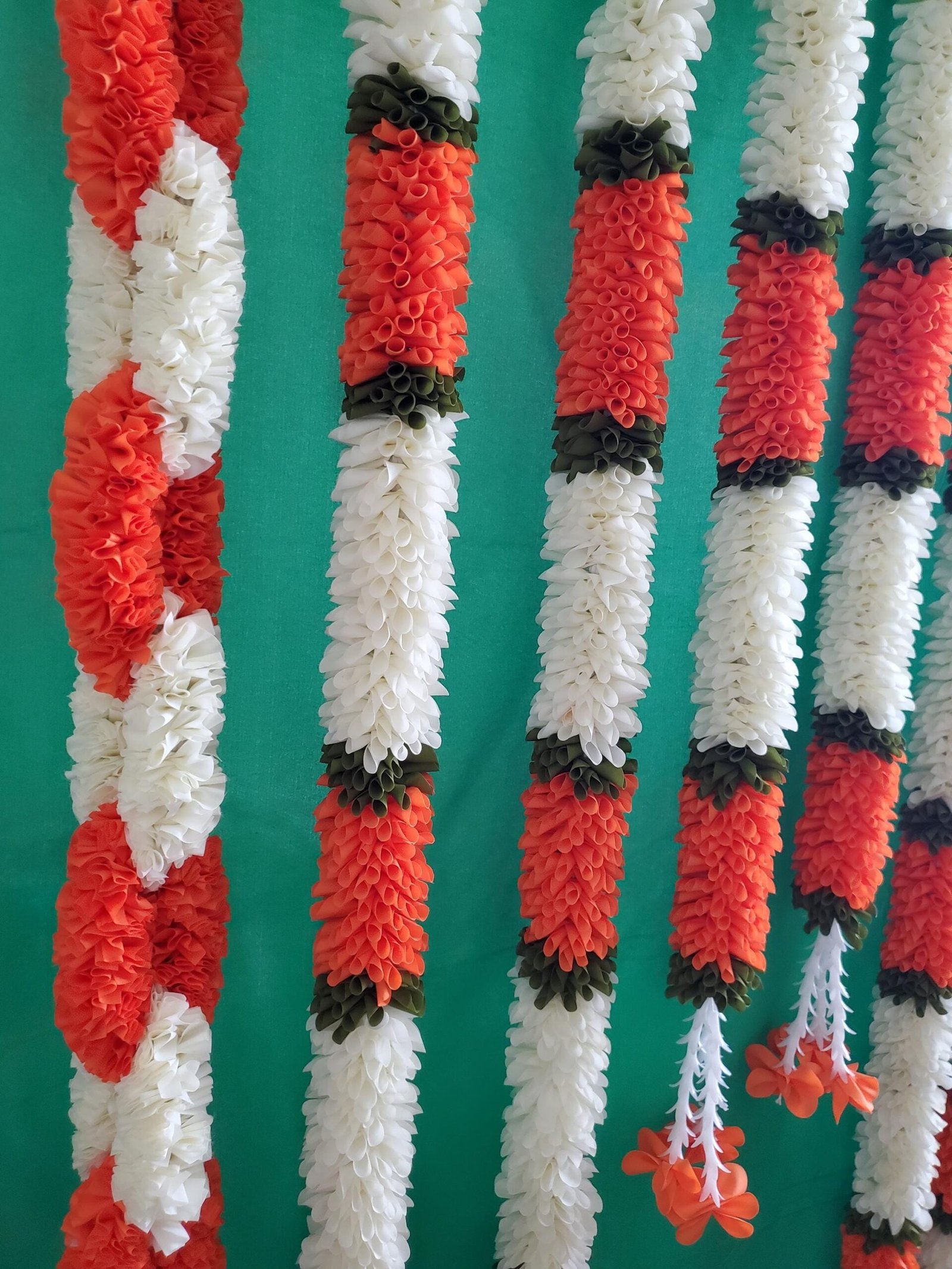Backdrop Flower Set /Indian Flower Decor / Garland set / Indian Decor / Flower Hanging Decor / Garland set/ Navaratri Decor/Dasara - Image 5