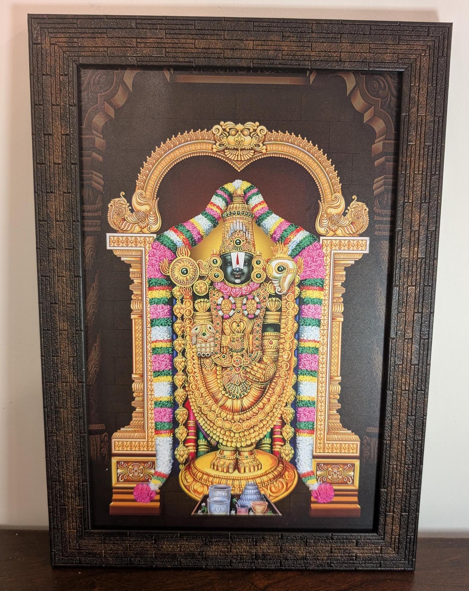 Hindu God Photo Frame (14 X 10 Inch), Pooja Room Decor - Image 5