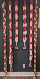 Jada and Chain Hanging Flower Set | Indian Flower Decor | Flower Garland Hanging | Navaratri/Dasara/Housewarming Decor