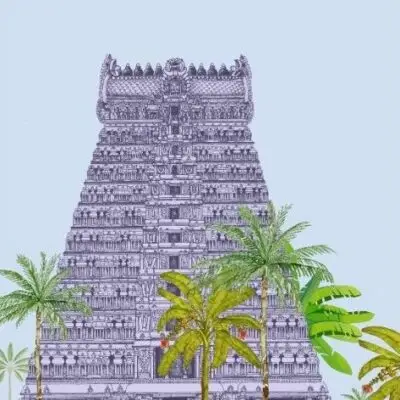 Stitched Festive Backdrop/ Temple backdrop/ Diwali Decor / Indian Backdrop Cloth / Pooja decoration / Housewarming Decorative Backdrop