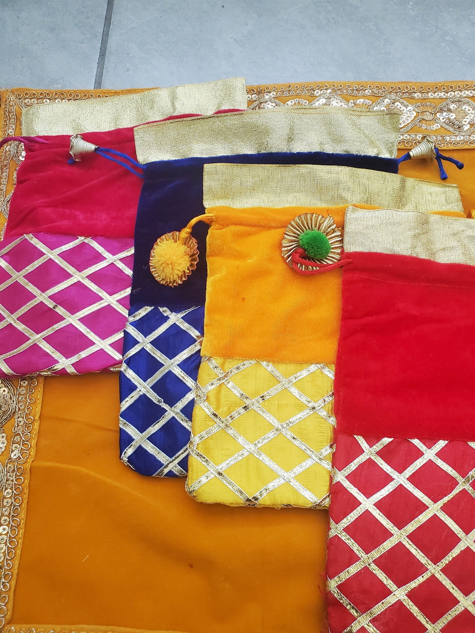 Traditional Thamboolam Pooja Return Gift & Potli Favor Set