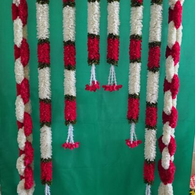 Traditional Floral Temple Backdrop Hanging Set