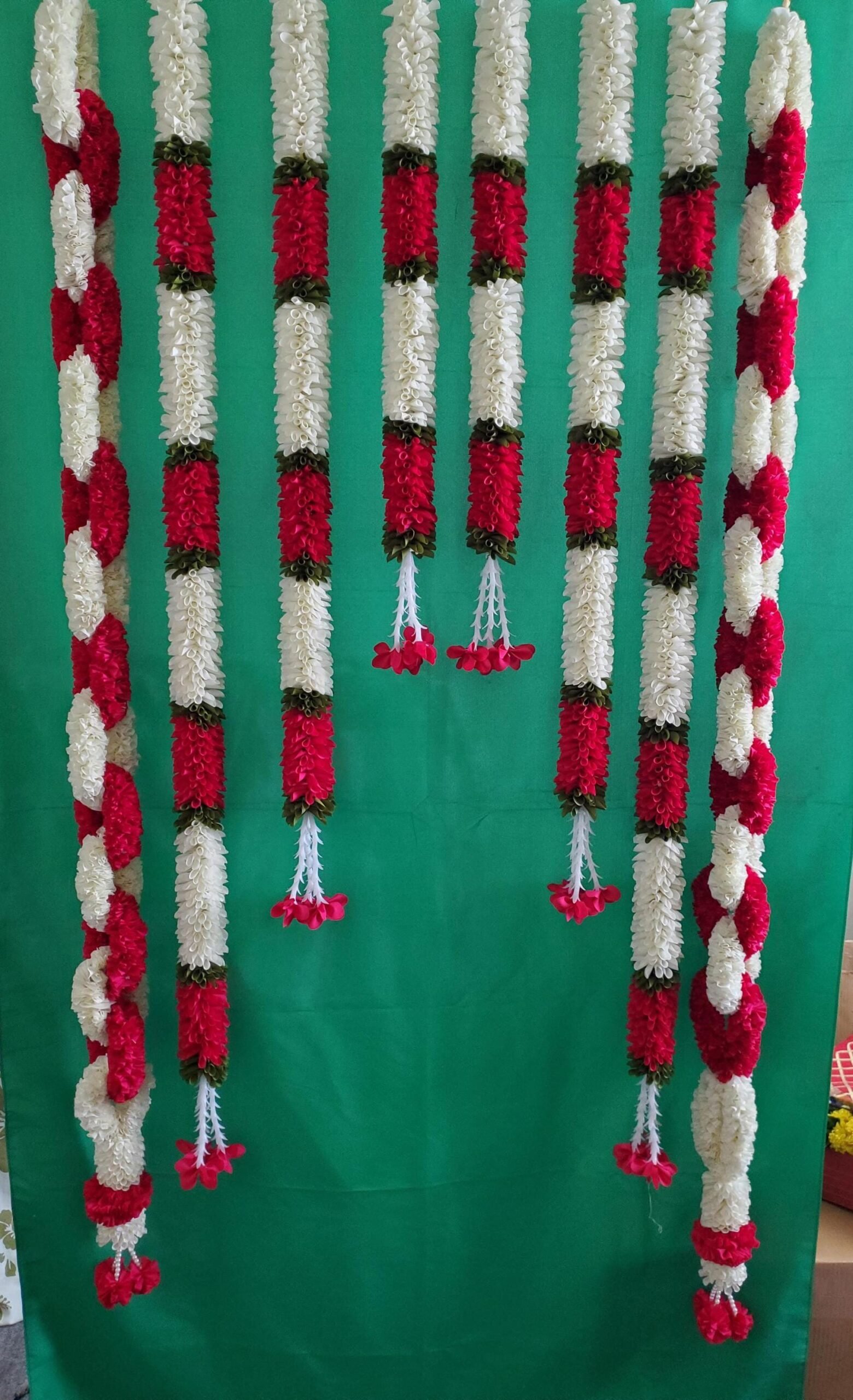 Traditional Floral Temple Backdrop Hanging Set