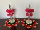 Decorative Diya Tassel & Deepam Pooja Mat