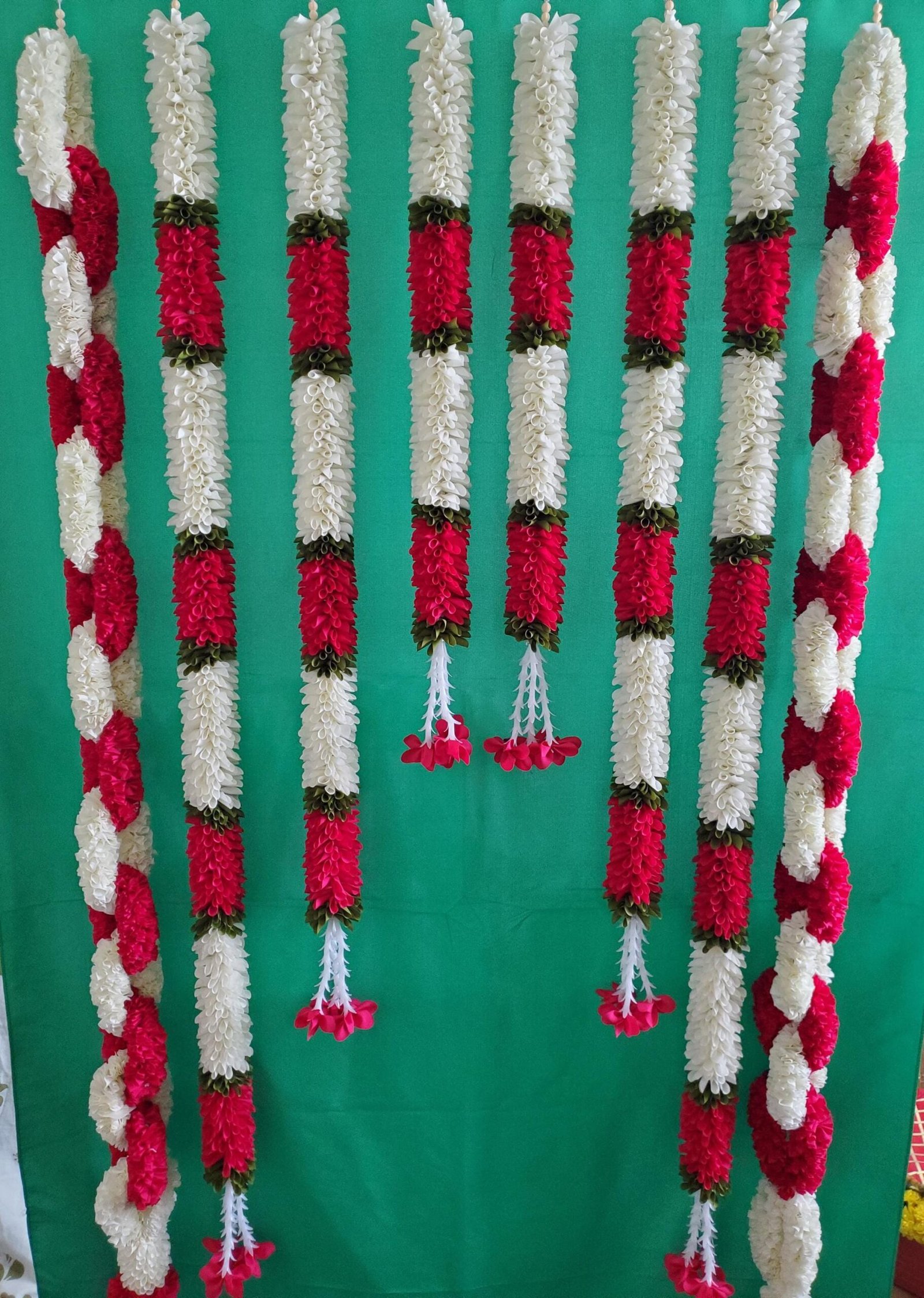 Traditional Floral Temple Backdrop Hanging Set