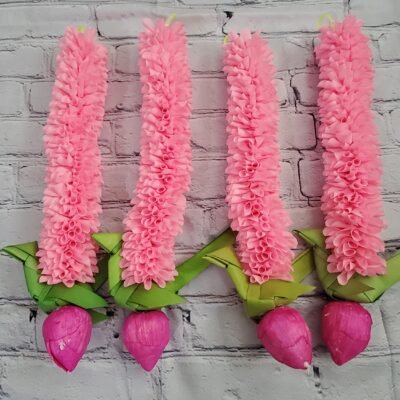 Handcrafted Lotus Bud Garland Strings for Pooja Decor