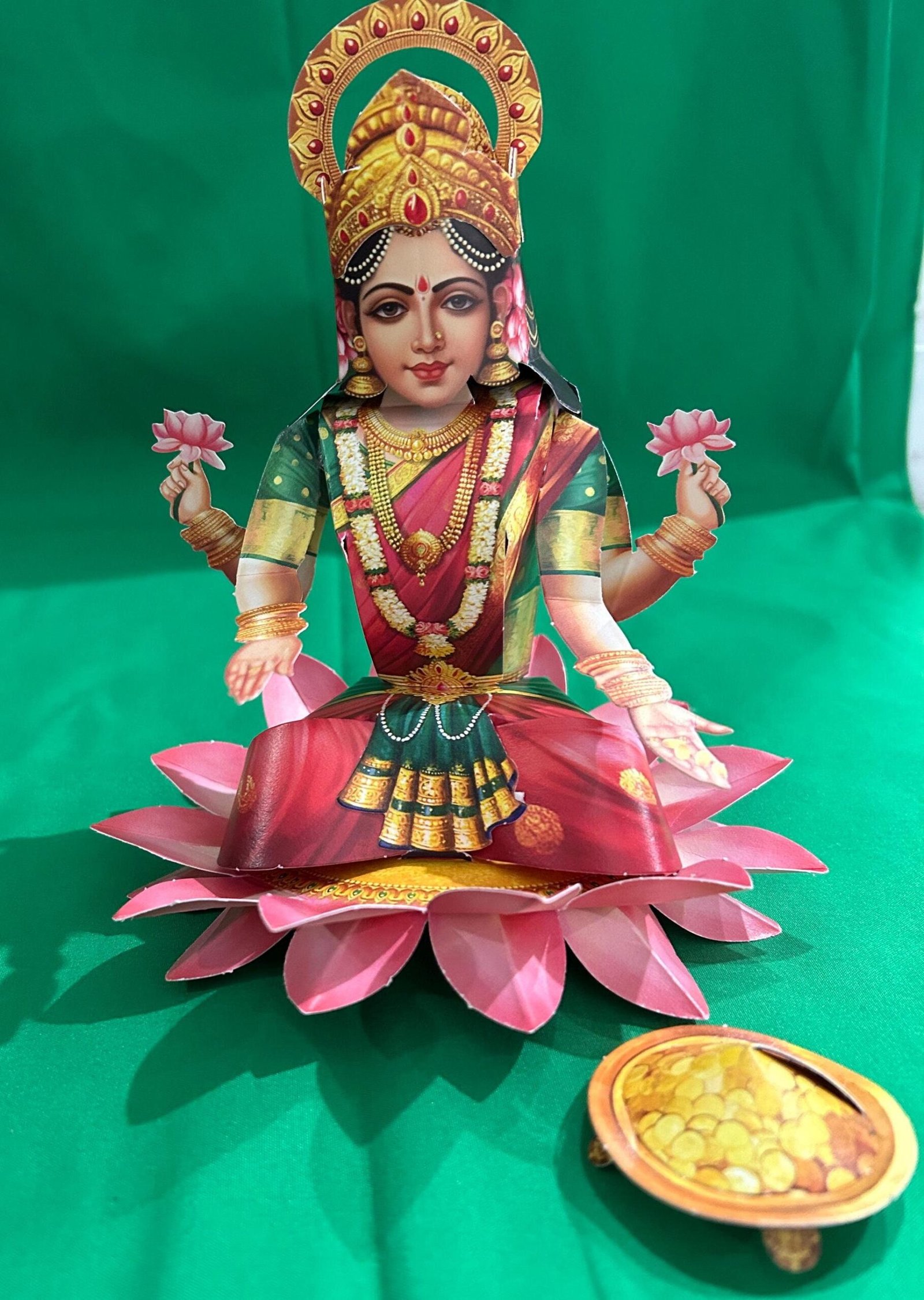 DIY Goddess Lakshmi Kids Navaratri Craft & Return Gift Kit