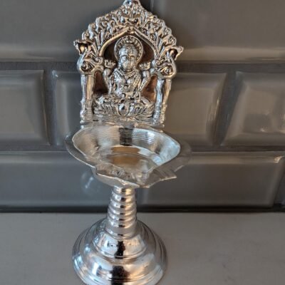 German Silver Diya Pooja Favor & Return Gift Set