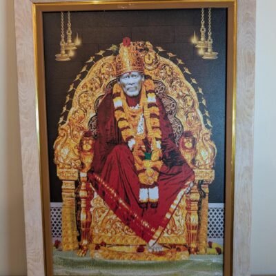 Traditional Hindu God Photo Frame for Pooja Room (14x10 Inch)