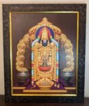 Divine Hindu Deities Framed Wall Art (18x15 Inch)