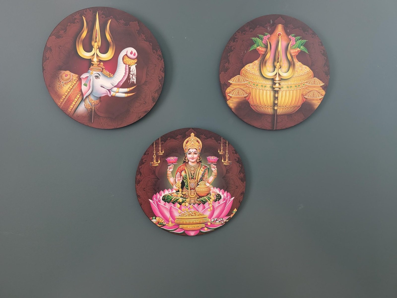 Framed Hindu God & Goddess Divine Wall Art