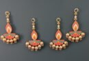 Short Festive Floral Hangings for Pooja & Altar Decor