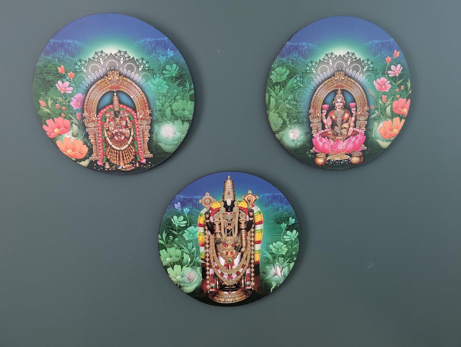 Framed Hindu God & Goddess Divine Wall Art