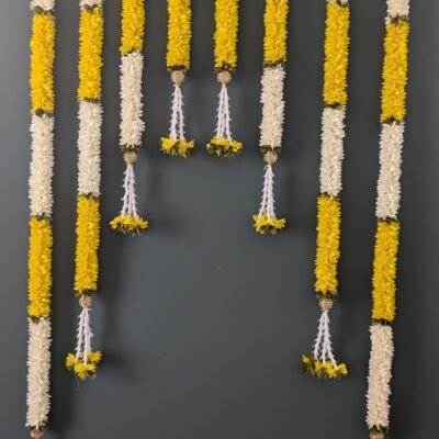 Traditional Floral Temple Backdrop Hanging Set