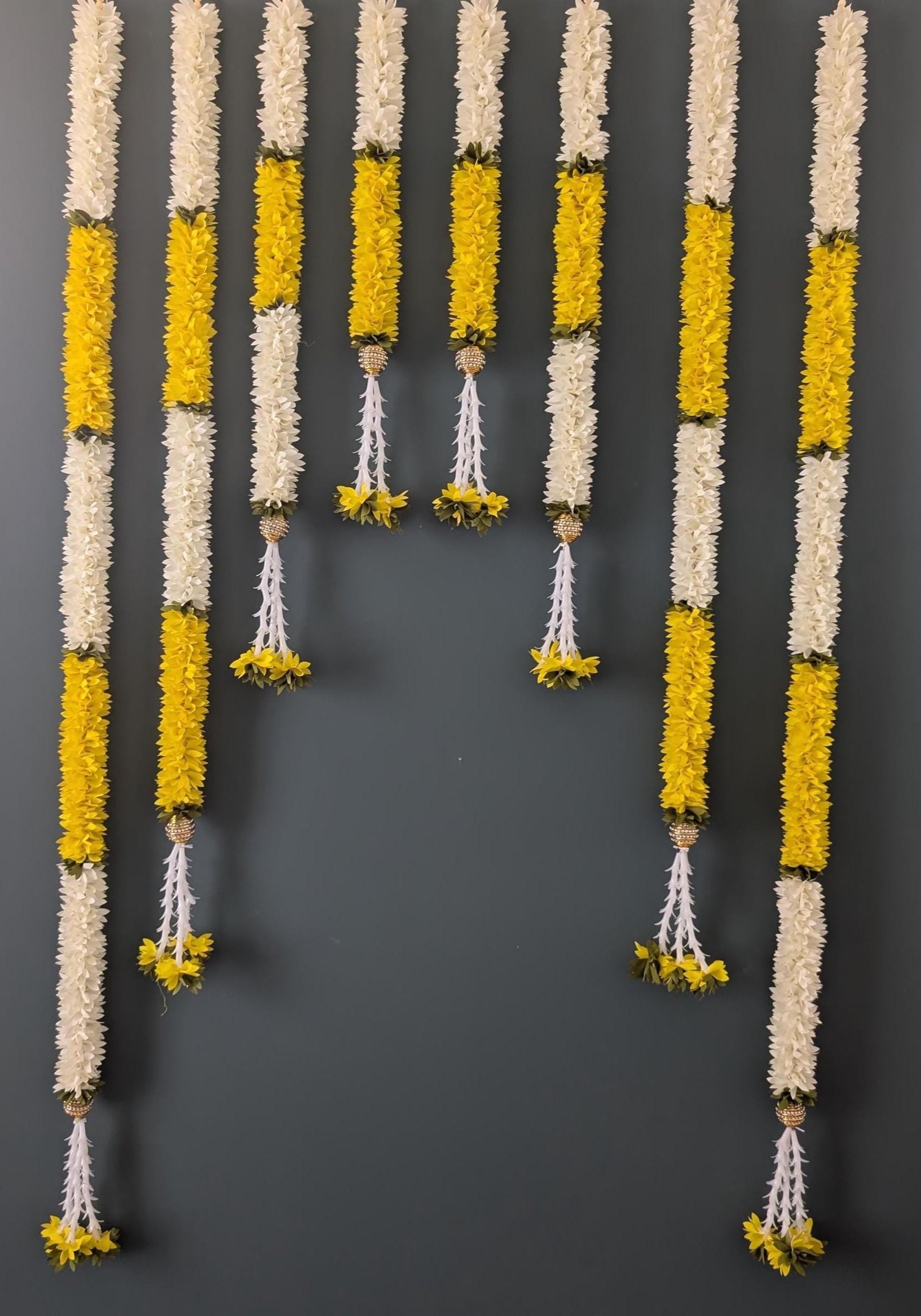 Traditional Floral Temple Backdrop Hanging Set