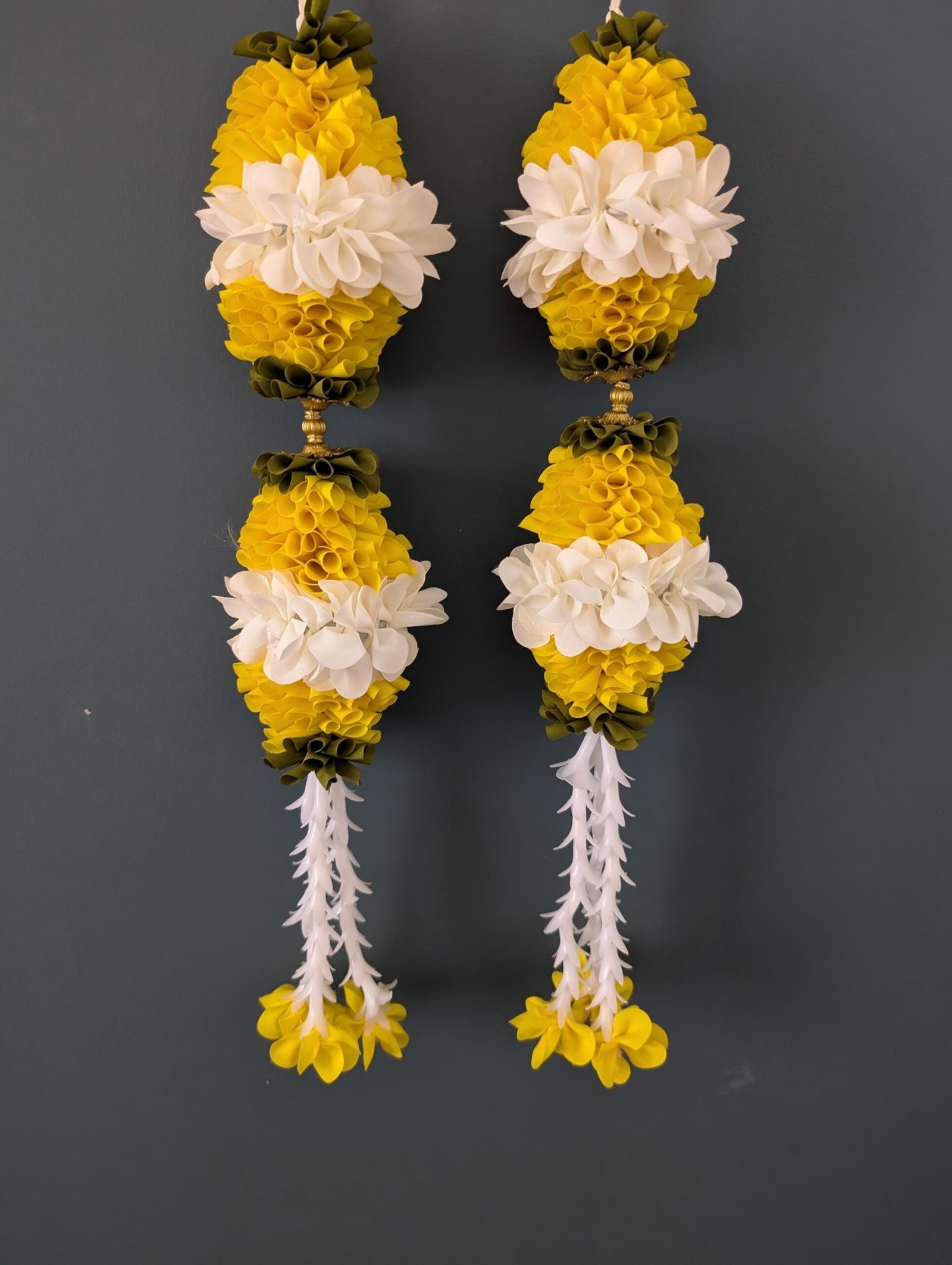 Festive Artificial Flower Hanging Garland Set