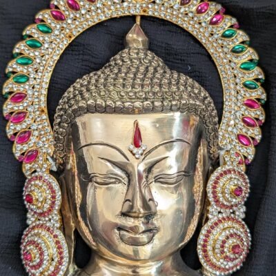 Traditional Brass Varalakshmi Face with Bindi