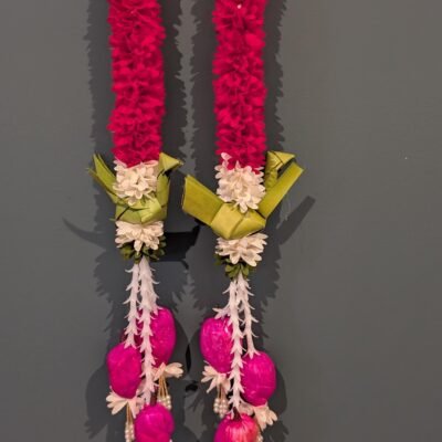 Sola Wood Lotus Bud & Parrot Hanging Garland Strings
