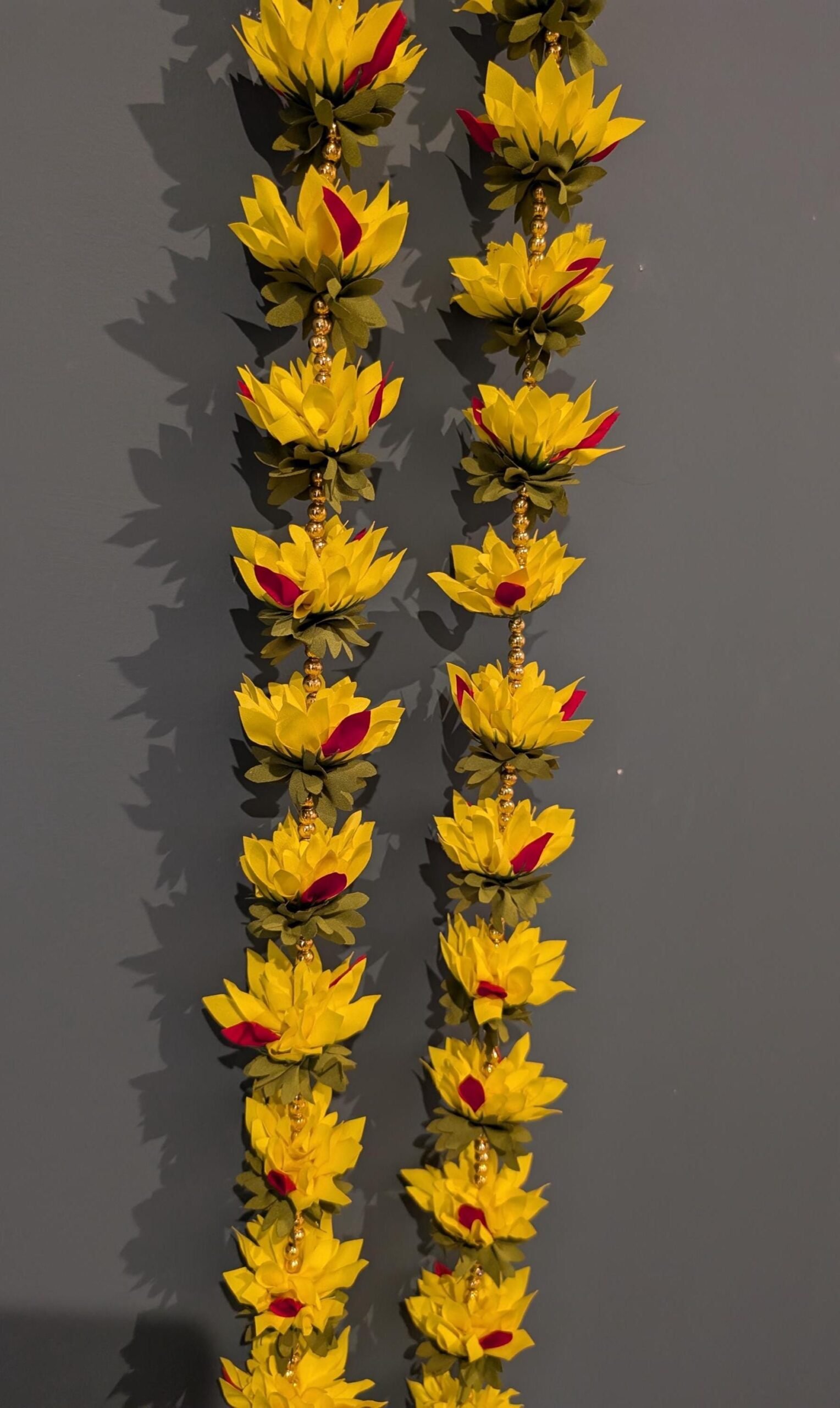 Artificial Lily Flower Hanging Garland Strings