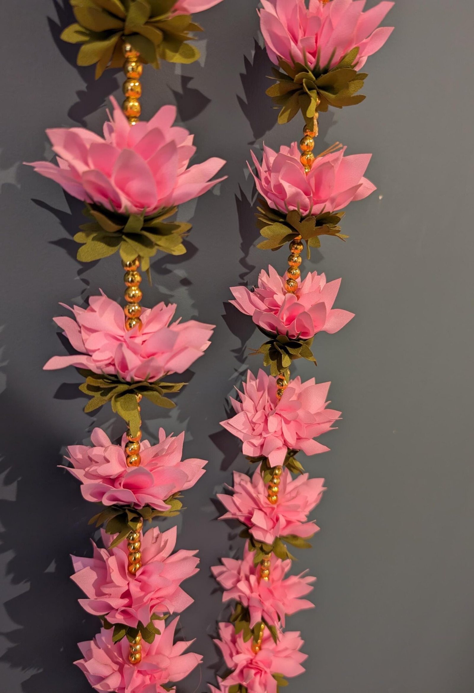 Artificial Lily Flower Hanging Garland Strings