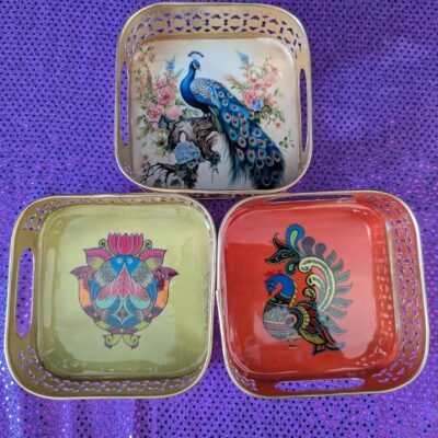Handcrafted Decorated Brass Pooja & Thamboolam Plate