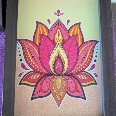 Wooden Digital Print Thamboolam Gift Tray