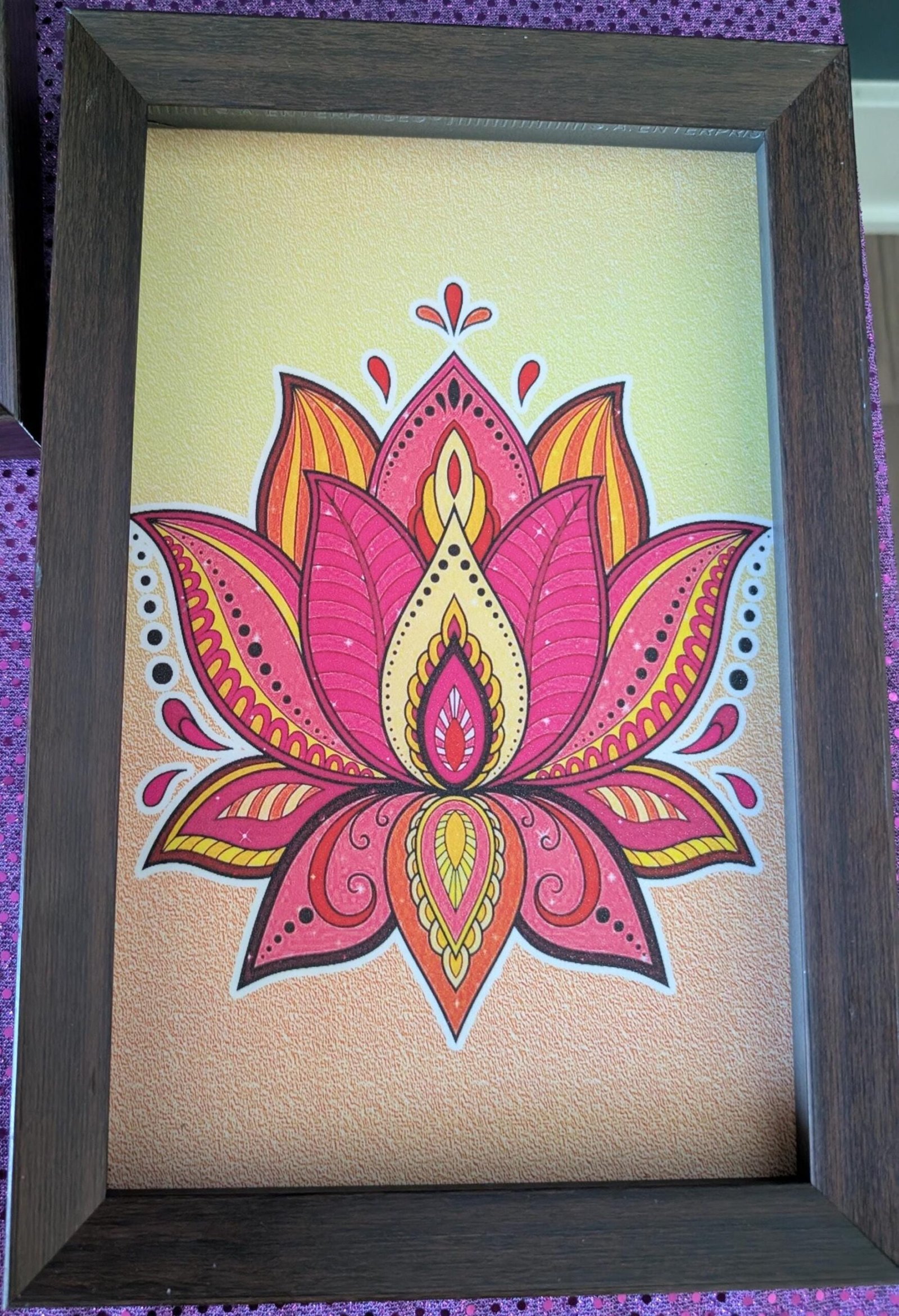 Wooden Digital Print Thamboolam Gift Tray