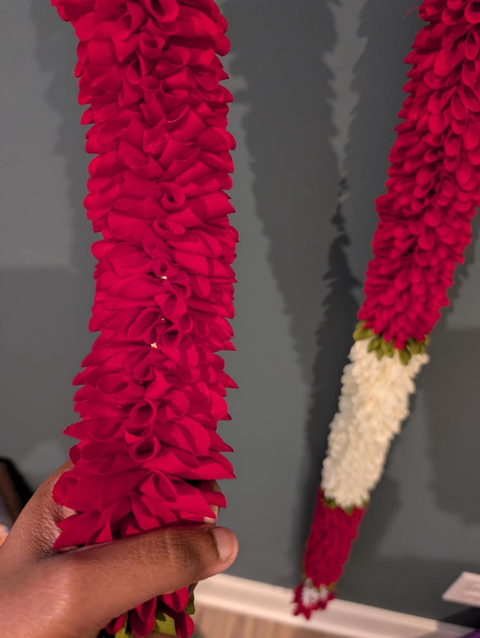 Festive Artificial Flower Hanging Garland Set