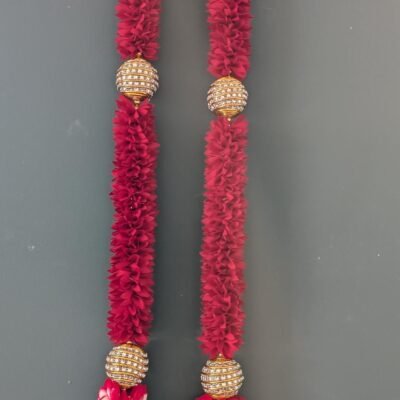 Handcrafted Artificial Marigold Floral Hanging Set