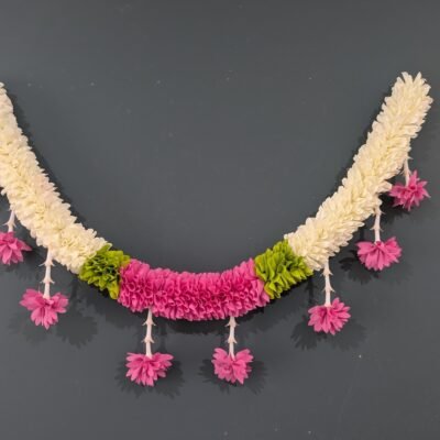 Traditional Artificial Flower Entrance Door Thoran