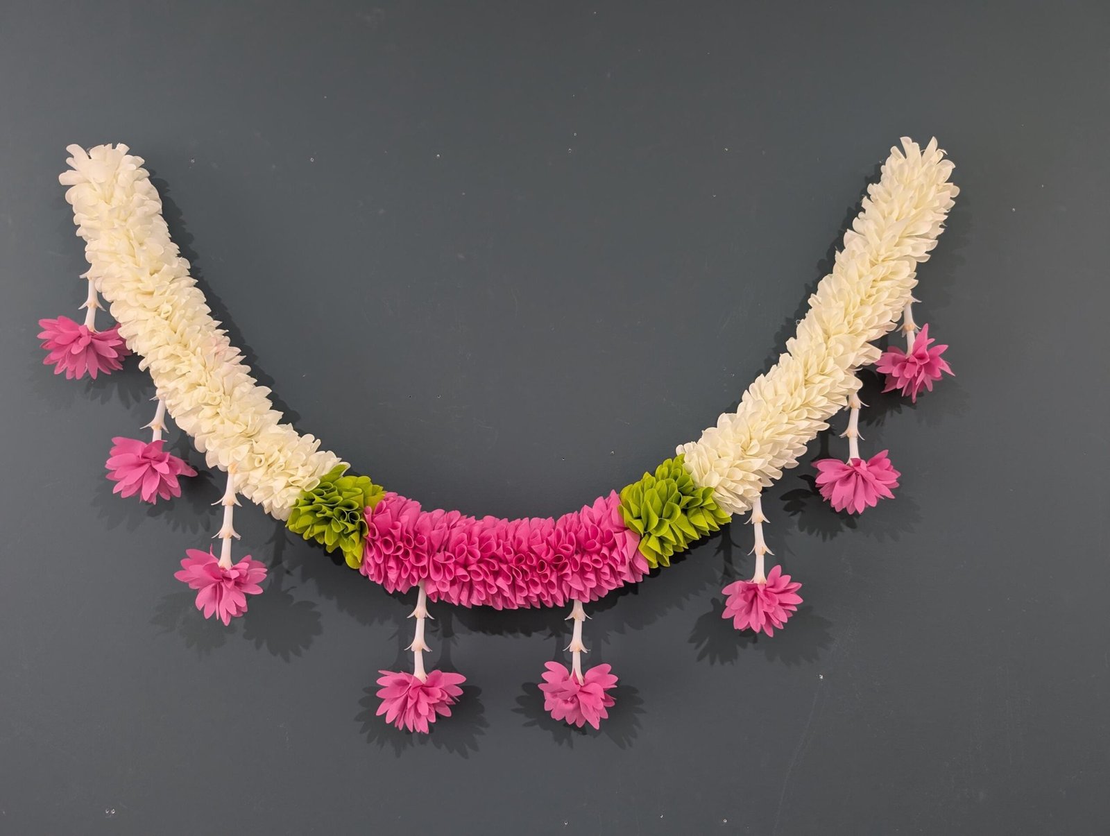 Traditional Artificial Flower Entrance Door Thoran
