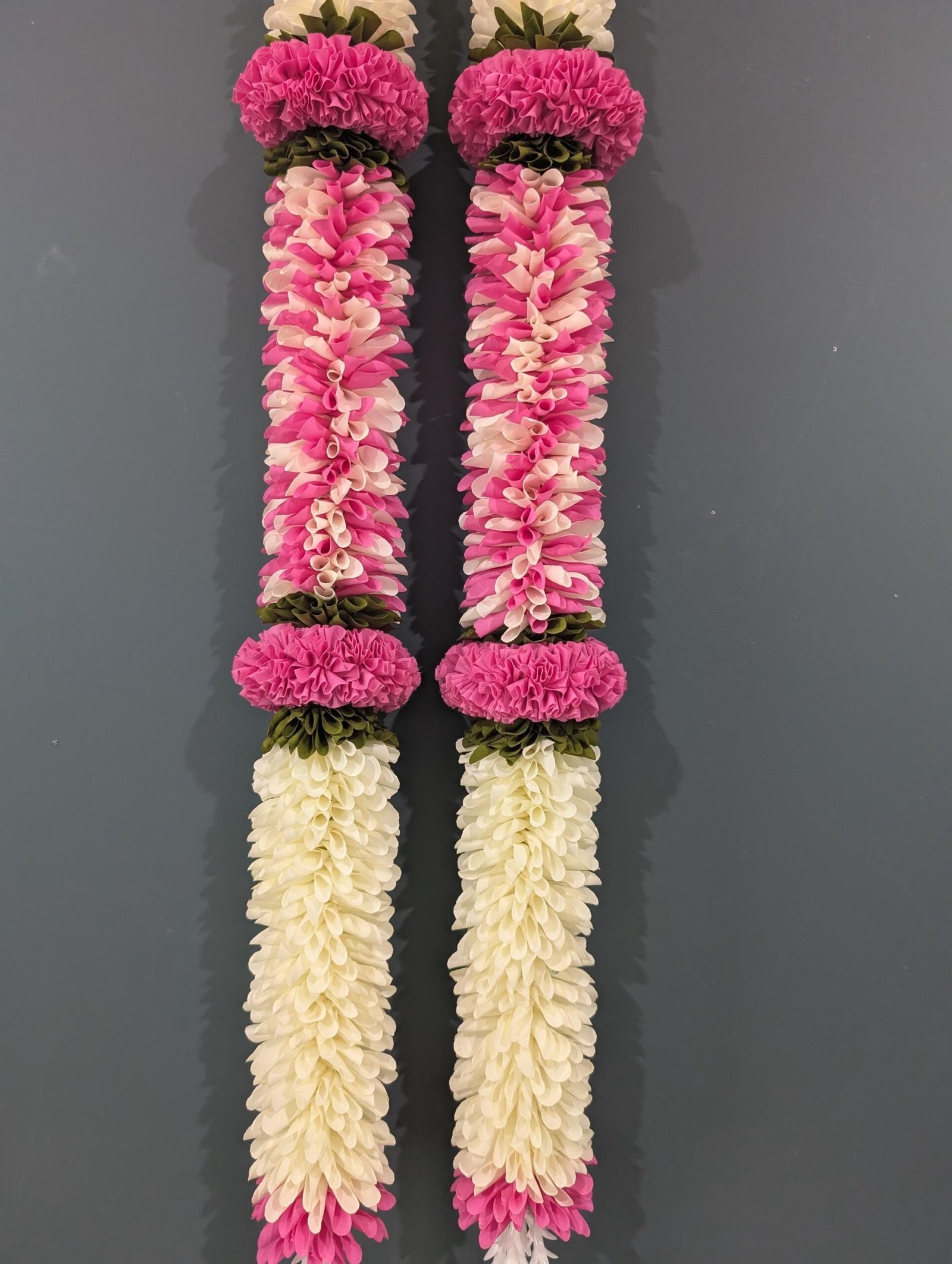 Handcrafted Artificial Marigold Floral Hanging Set