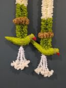 Festive Artificial Flower & Parrot Hanging Garland Set