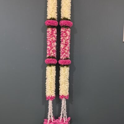 Handcrafted Artificial Marigold Floral Hanging Set