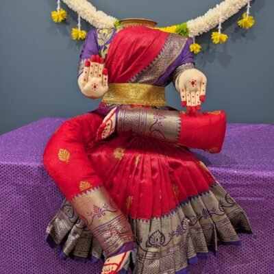 Full-Size Dressed Varalakshmi Ammavaru Pooja Doll (Idol)