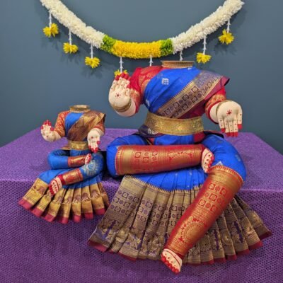 Full-Size Dressed Varalakshmi Ammavaru Pooja Doll (Idol)