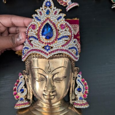 Complete Varalakshmi Ammavaru Pooja Ornament Set