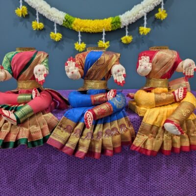 Compact Dressed Varalakshmi Ammavaru Pooja Doll (Small)