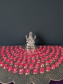 German Silver 108 Lotus Ashtothram Stand with Lakshmi Idol